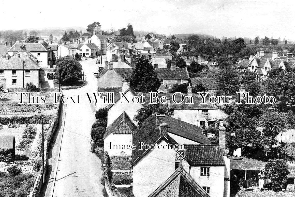 SO 684 - Stogursey From The Church Tower, Somerset