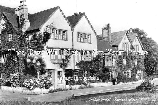 SO 770 - Anchor Hotel, Porlock Weir, Somerset c1943