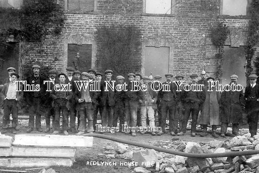 SO 798 - The Fire At Redlynch House, Redlynch, Somerset