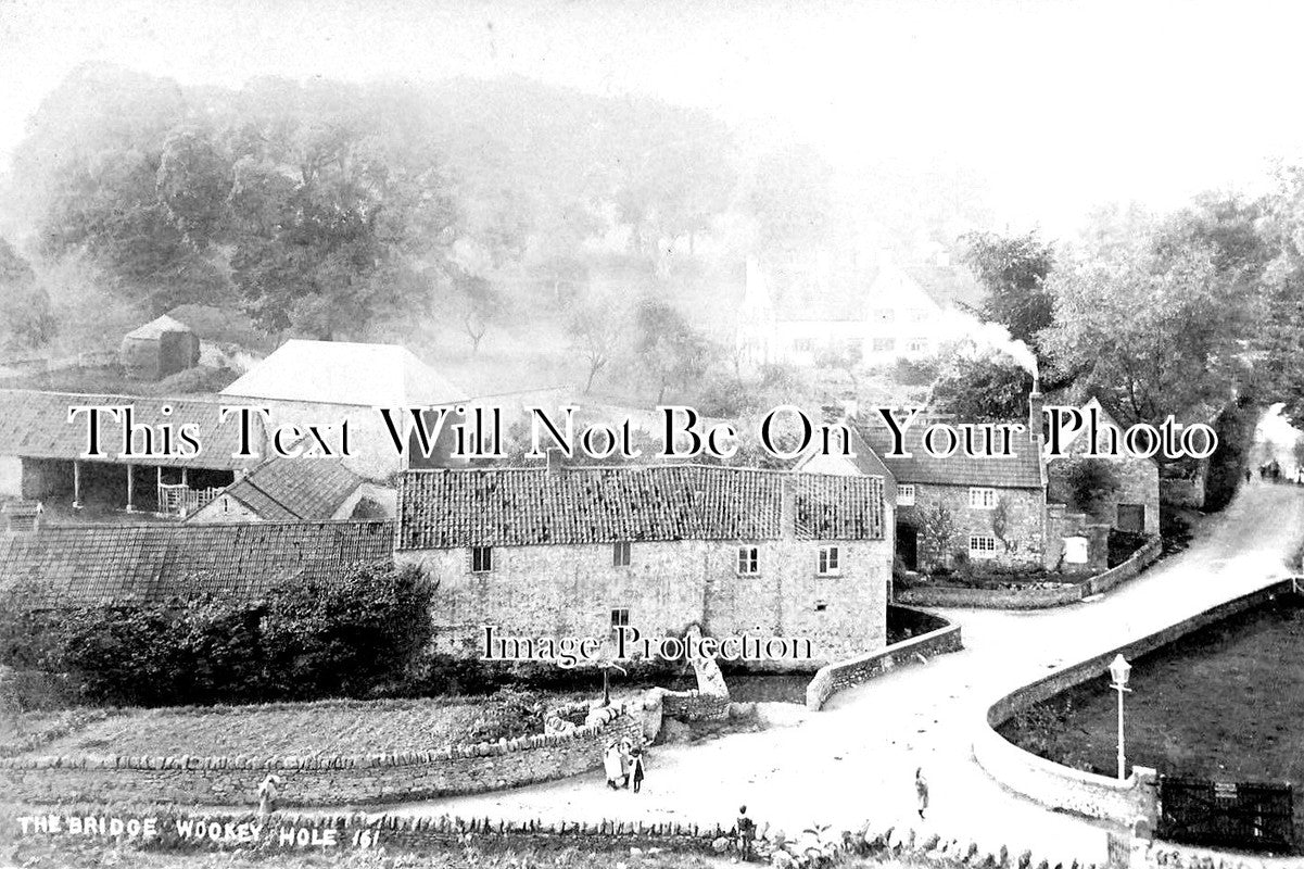 SO 800 - The Bridge, Wookey Hole, Somerset c1917