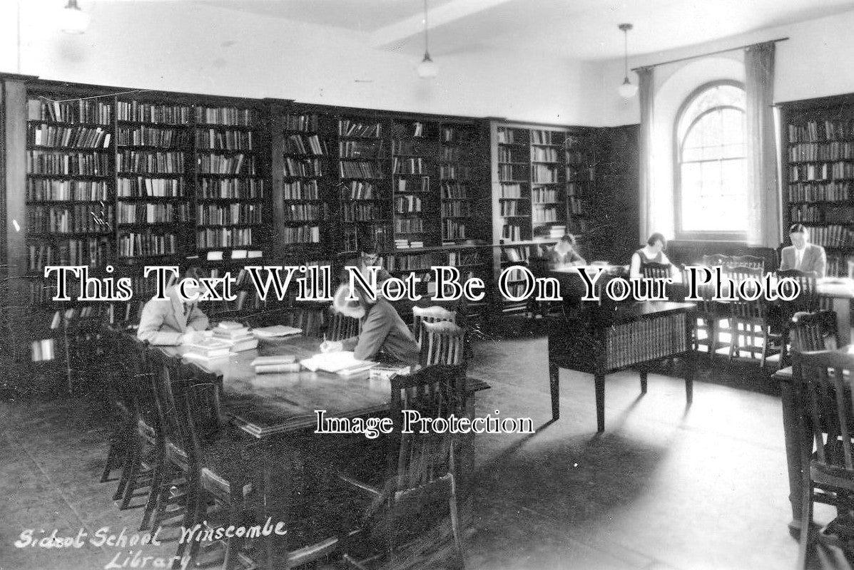 SO 816 - The Library, Sidcot School, Winscombe, Somerset c1938