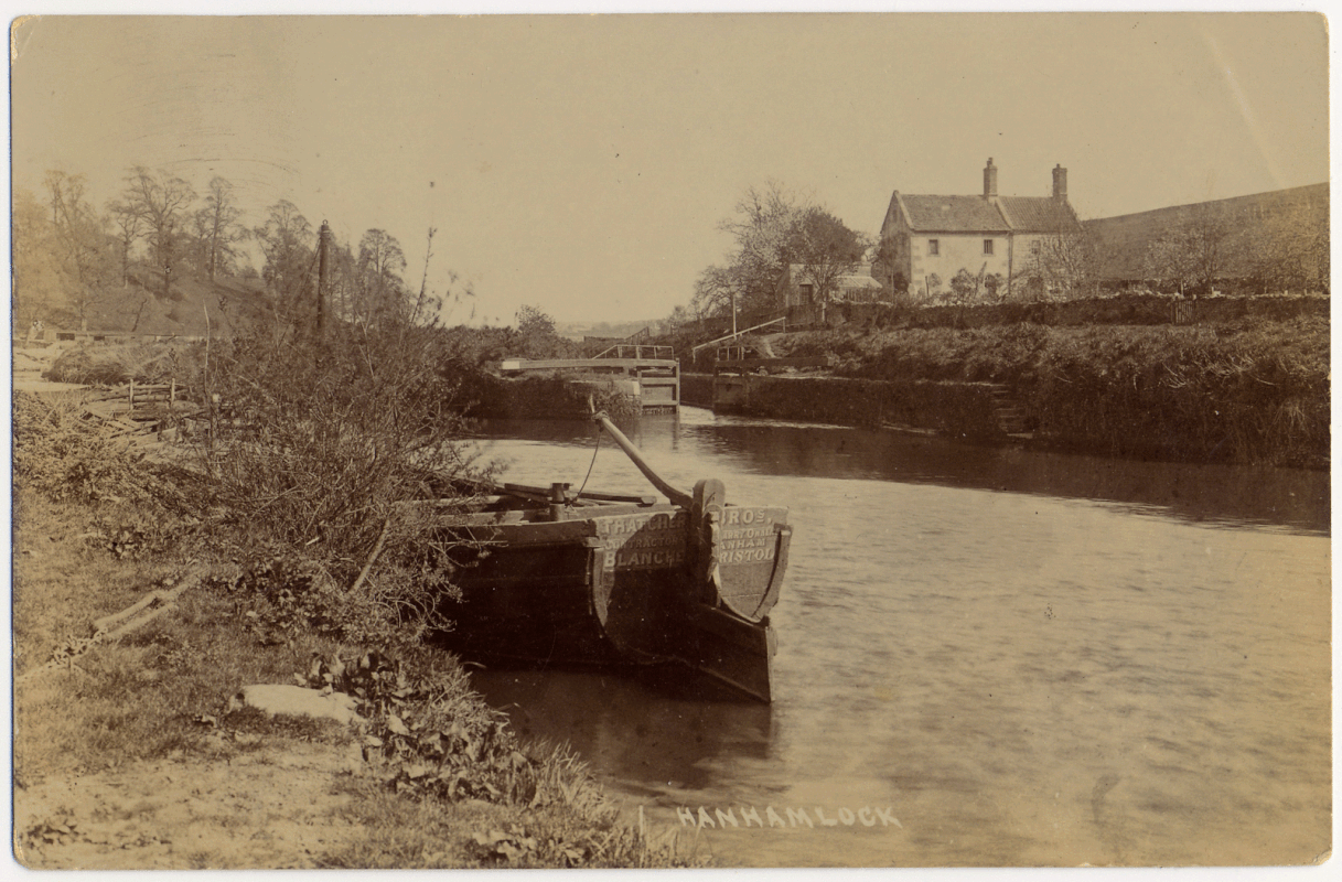 SO 83 - Hanham Lock, Near Bristol, Somerset.GIF