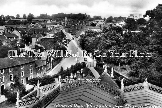 SO 84 - Wincanton, View from Church Tower, Somerset