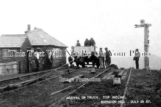SO 843 - Top Of Incline, Brendon Hill Mines, Somerset c1907
