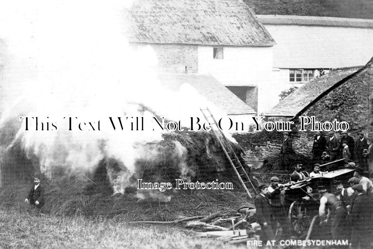SO 848 - Fire At Combe Sydenham, Somerset