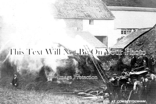 SO 848 - Fire At Combe Sydenham, Somerset