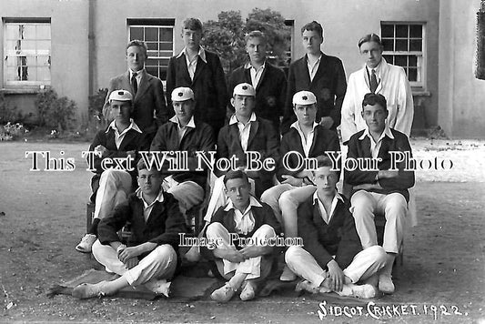 SO 856 - Sidcot Cricket Team, Somerset 1922