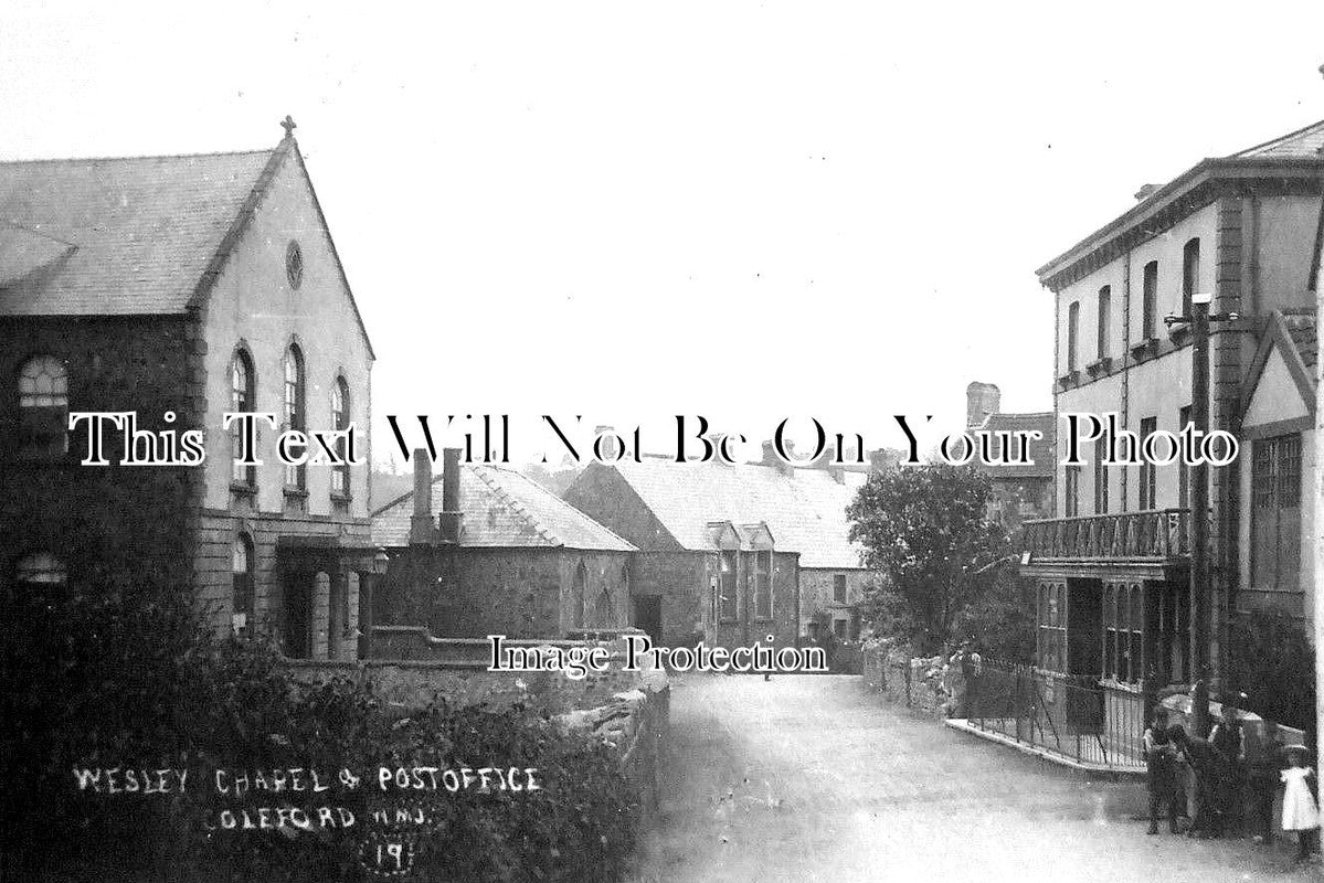 SO 864 - Chapel & Post Office, Coleford, Somerset c1916