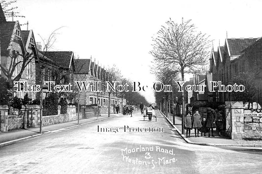SO 875 - Moorland Road, Charlton Avenue, Weston Super Mare, Somerset c1914