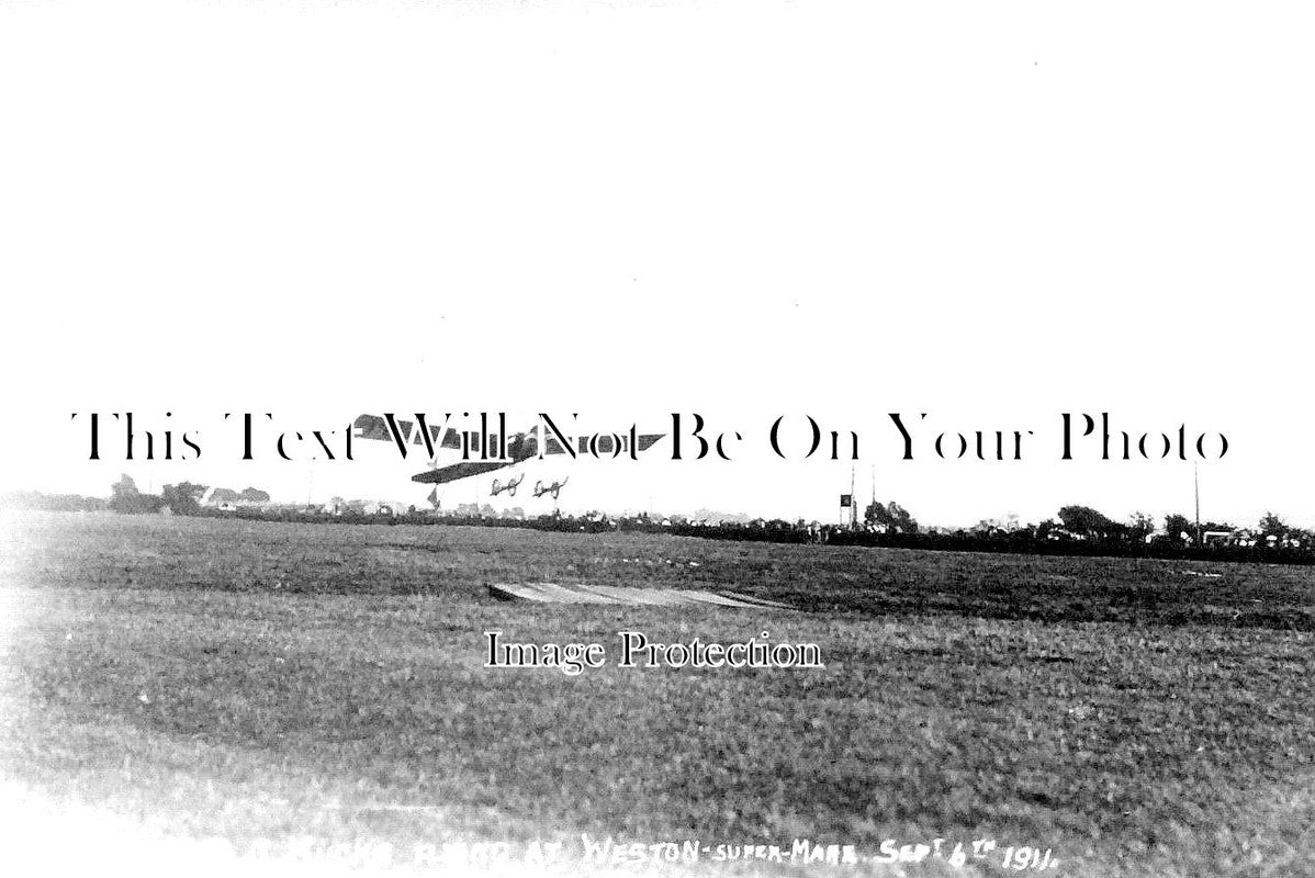 SO 881 - B C Hucks Aviator Flying At Weston Super Mare, Somerset 1911