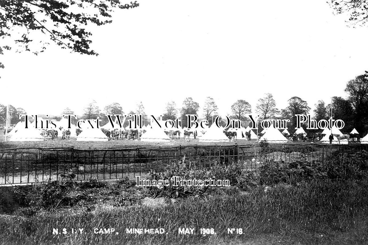 SO 883 - North Somerset Imperial Yeomanry Camp, Minehead