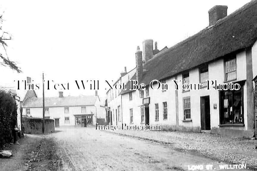 SO 889 - Long Street, Williton, Somerset c1905