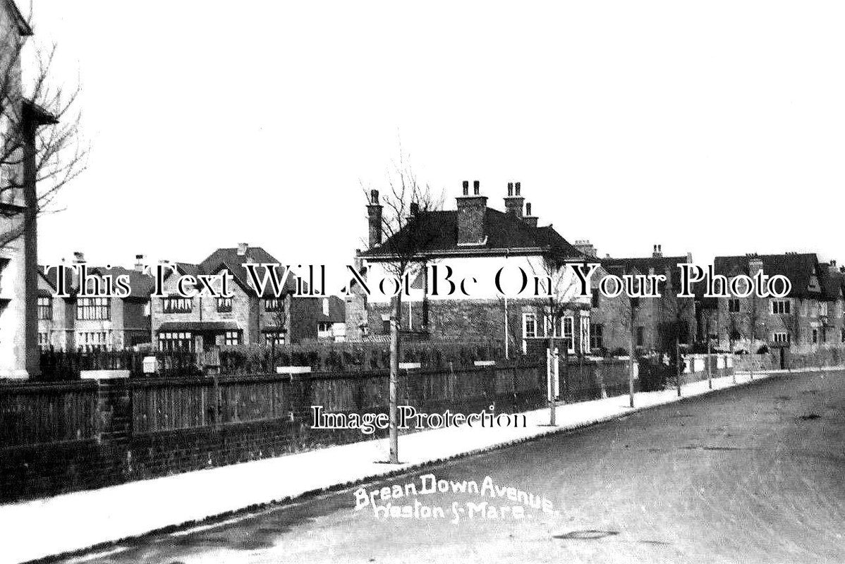 SO 892 - Brean Down Avenue, Weston Super Mare, Somerset c1920