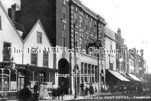 SO 909 - North Street New Post Office, Taunton, Somerset c1913