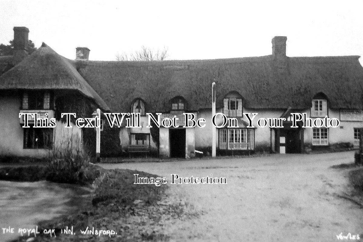 SO 954 - The Royal Oak Inn, Winsford, Somerset c1925 – JB Archive