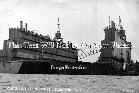 SP 129 - Portsmouth Mammoth Floating Dock, Hampshire