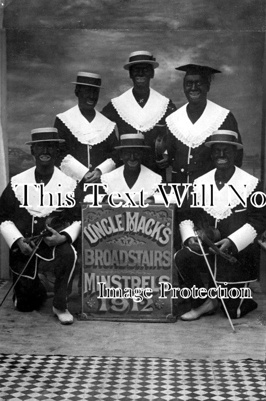 SP 145 - Uncle Macks Minstrels, Broadstairs, Kent 1912