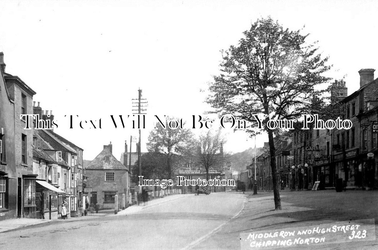 SP 178 - Middle Row & High Street, Chipping Norton, Oxfordshire