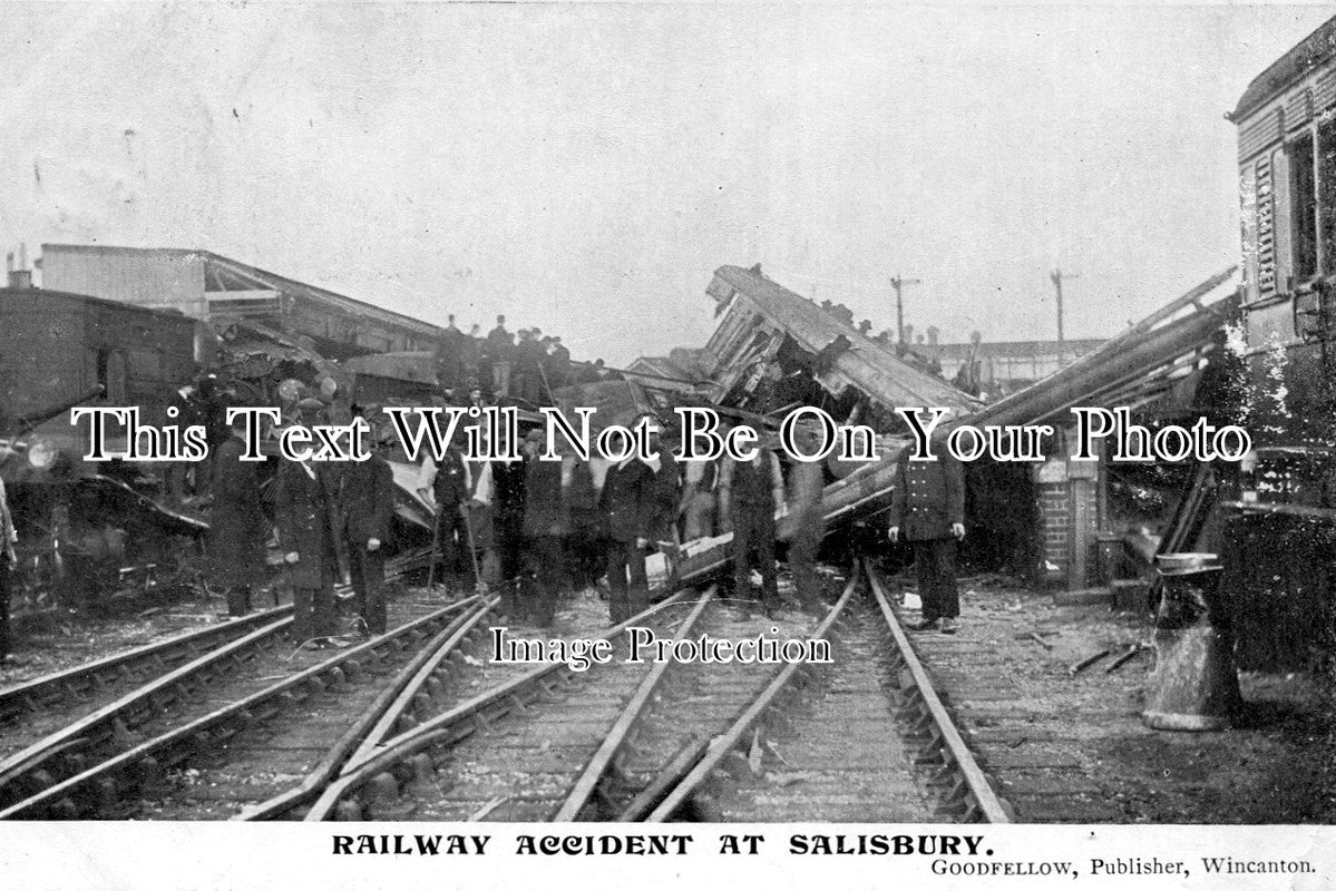 SP 202 - Railway Accident At Salisbury, Wiltshire