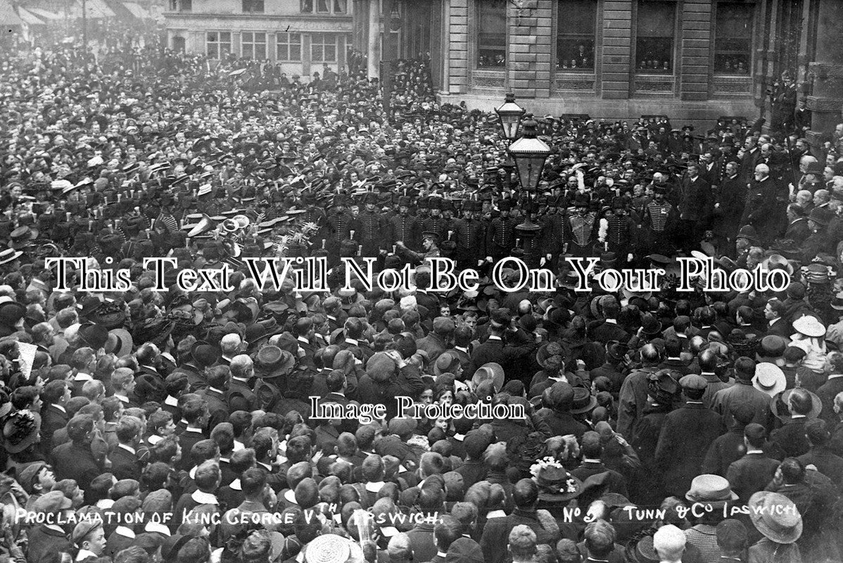 SP 219 - Proclamation of King George Vth Ipswich, Suffolk