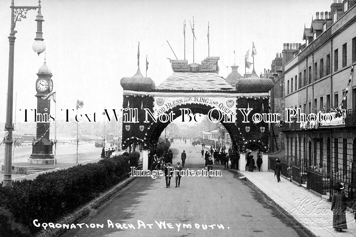 SP 239 - Coronation Arch At Weymouth, Dorset
