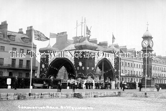 SP 240 - Coronation Arch At Weymouth, Dorset