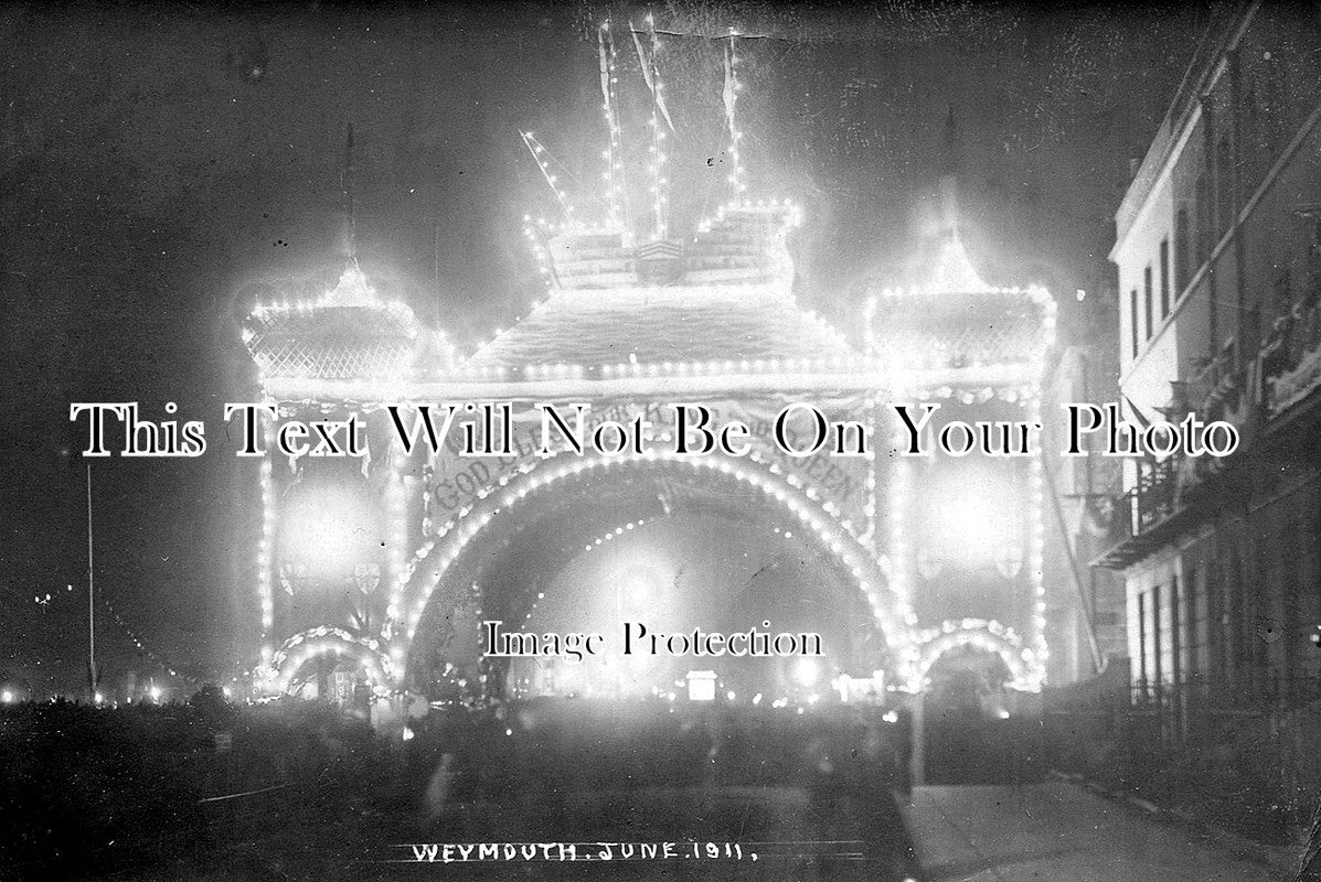 SP 241 - Coronation Arch At Weymouth, Dorset