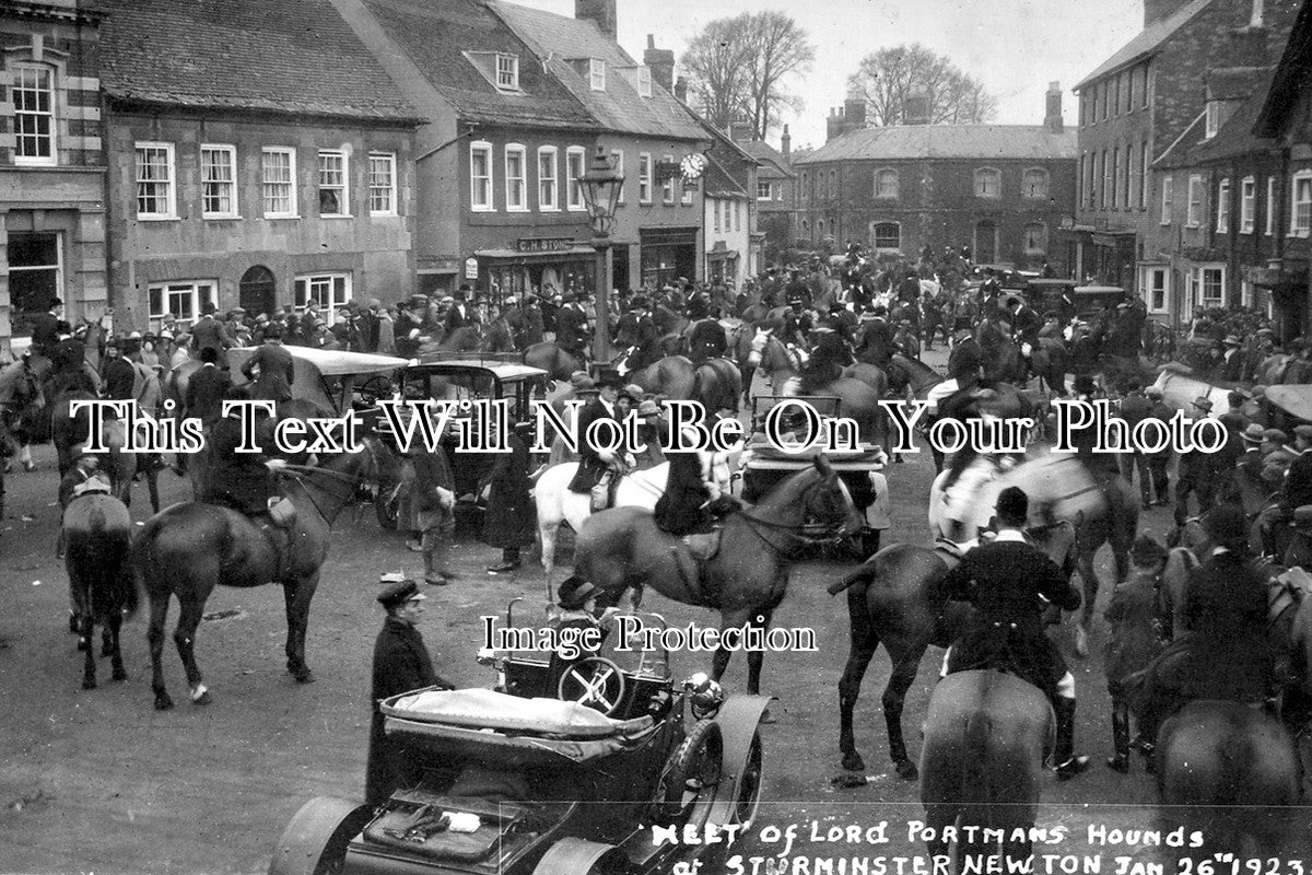 SP 265 - Lord Portmans Hounds, Sturminster Newton, Dorset 1923