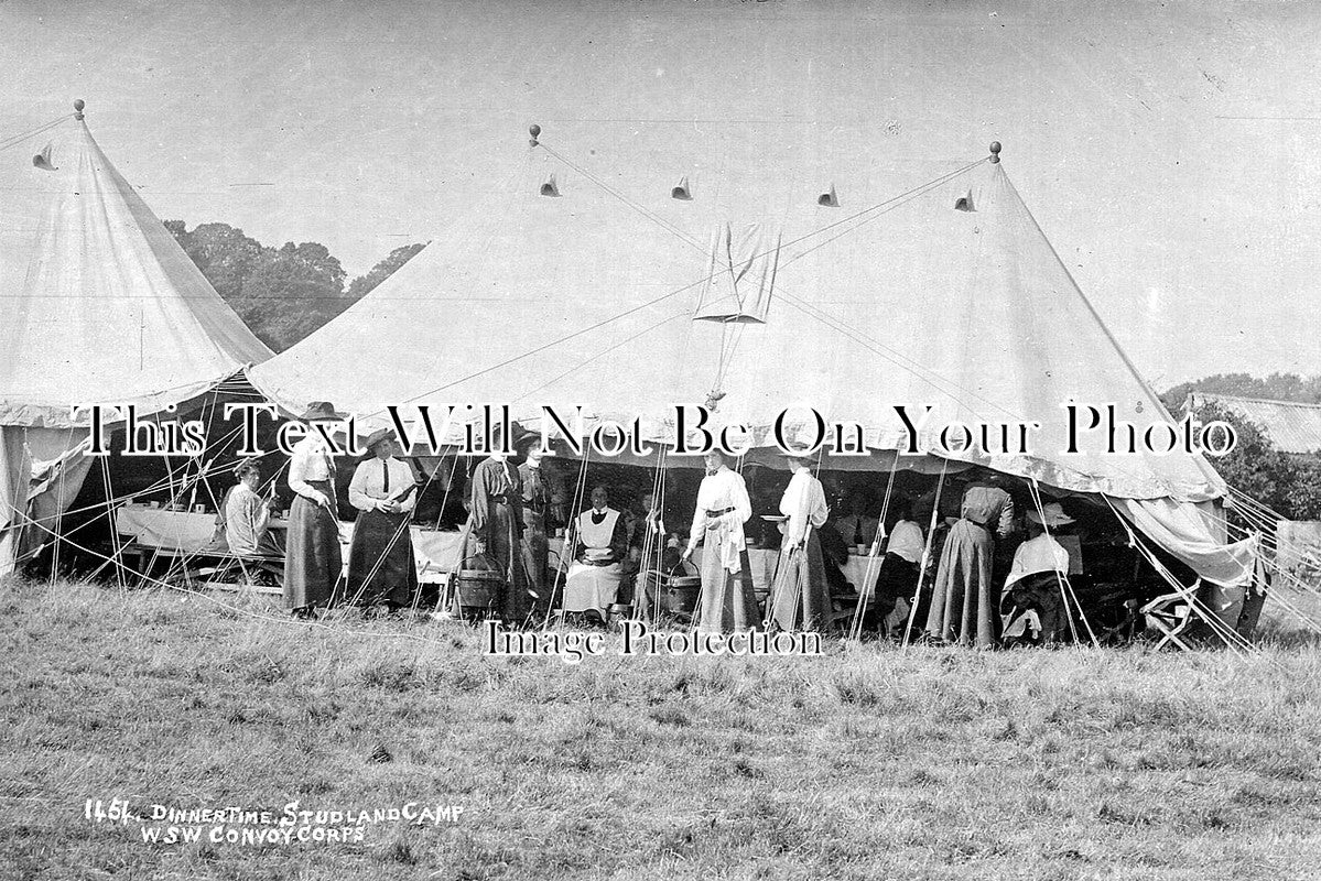 SP 269 - Dinner Time At Studland Camp, Dorset