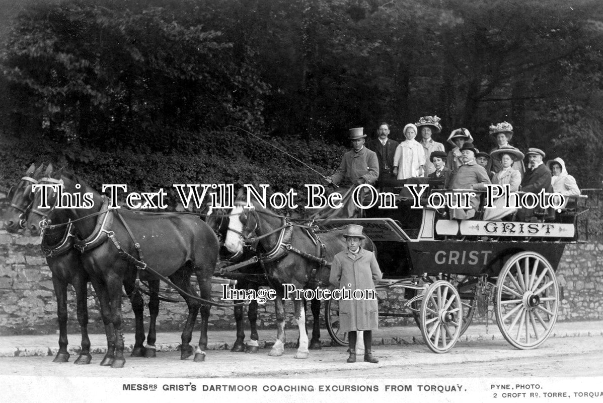 SP 275 - Grists Dartmoor Coaching Excursions, Torquay, Devon