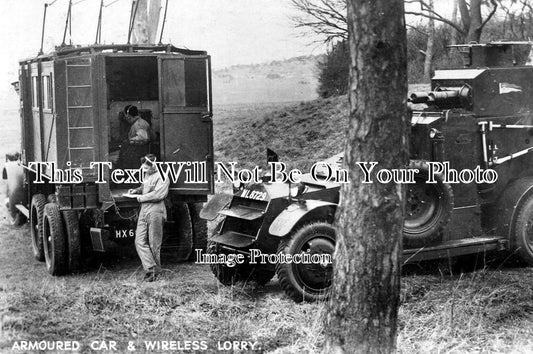 SP 306 - Armoured Car & Wireless Lorry Military Vehicle