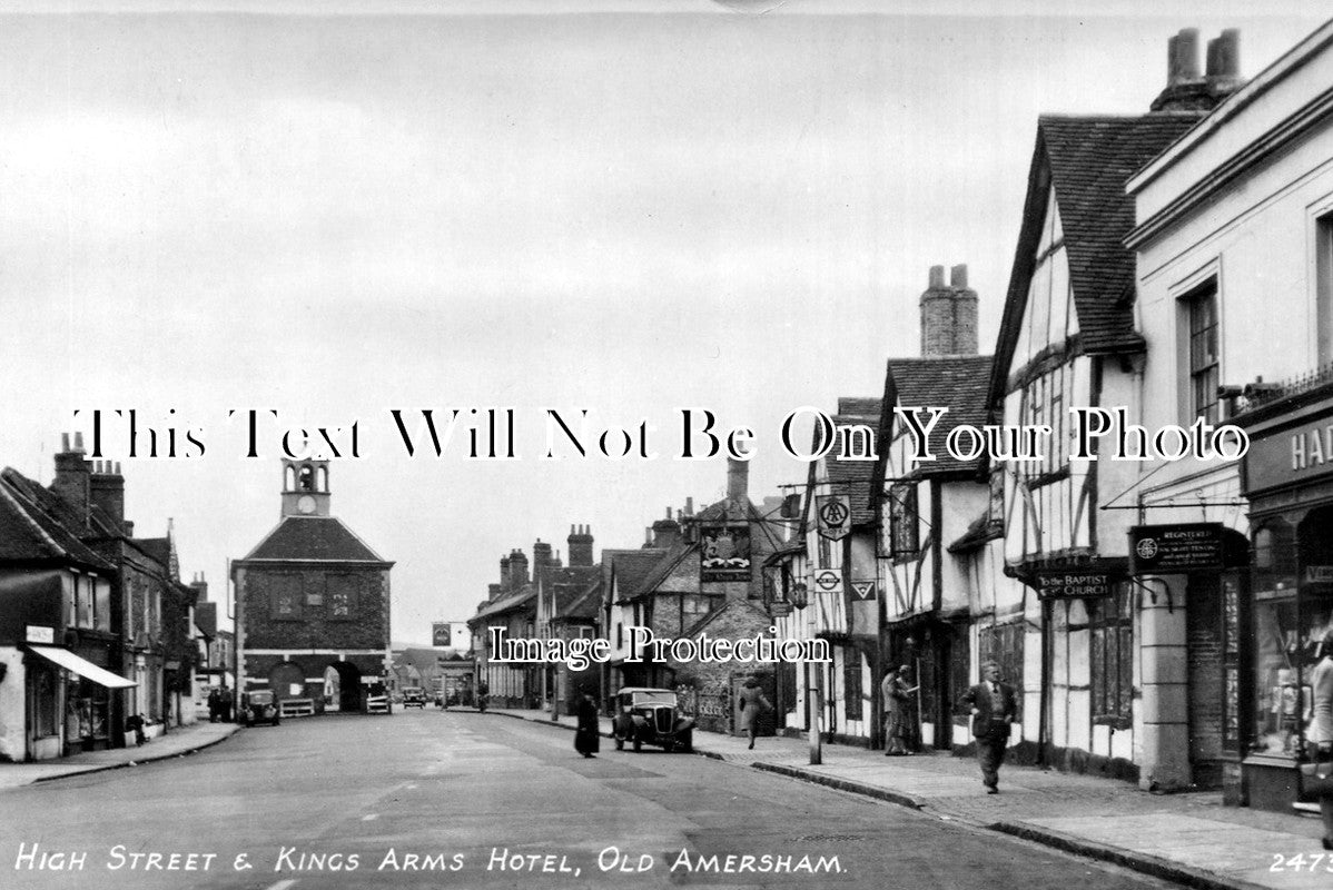 SP 320 - High Street & Kings Arms Hotel, Old Amersham, Buckinghamshire