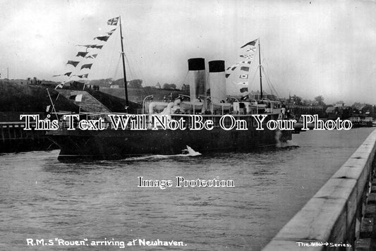 SP 360 - R.M.S Rouen Arriving At Newhaven, East Sussex