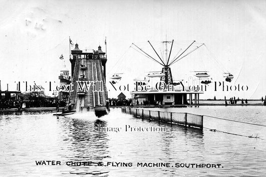 SP 365 - Water Chute & Flying Machine, Southport, Merseyside