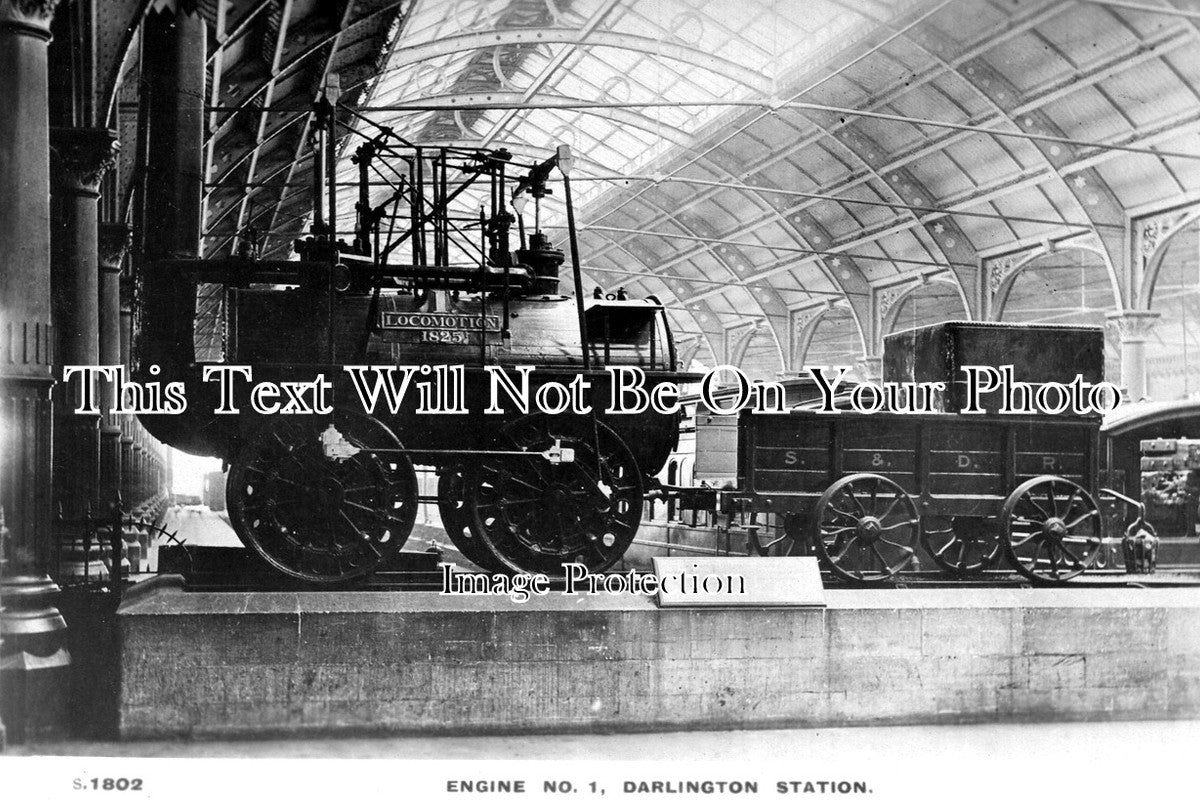 SP 367 - Engine No 1, Darlington Railway Station, Durham