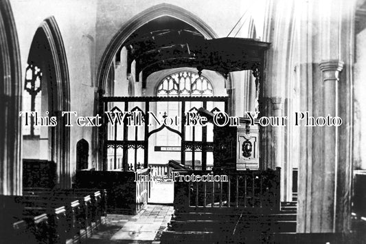 SP 391 - Church Interior, Great Gransden, Cambridgeshire c1890