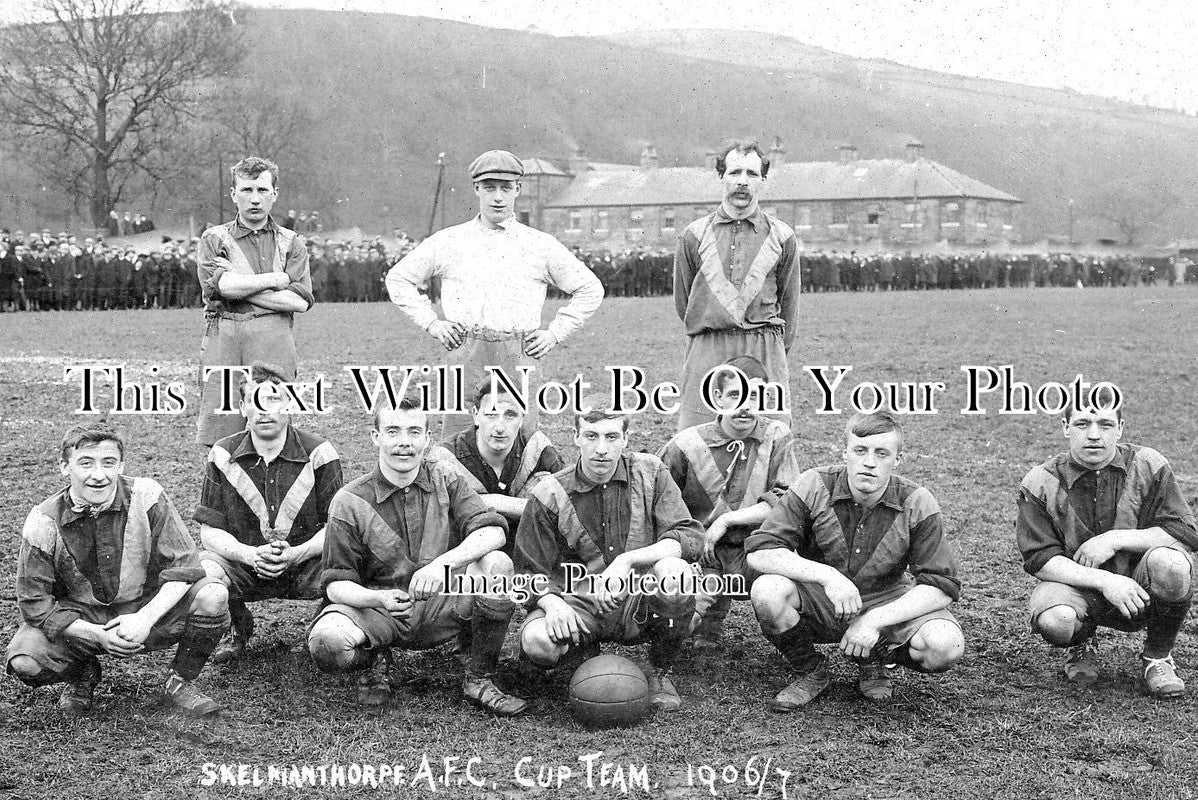 SP 438 - Skelmanthorpe A.F.C. Cup Team 1906-7, Yorkshire