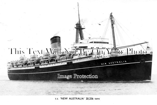 SP 455 - New Australia Ship, Shipping