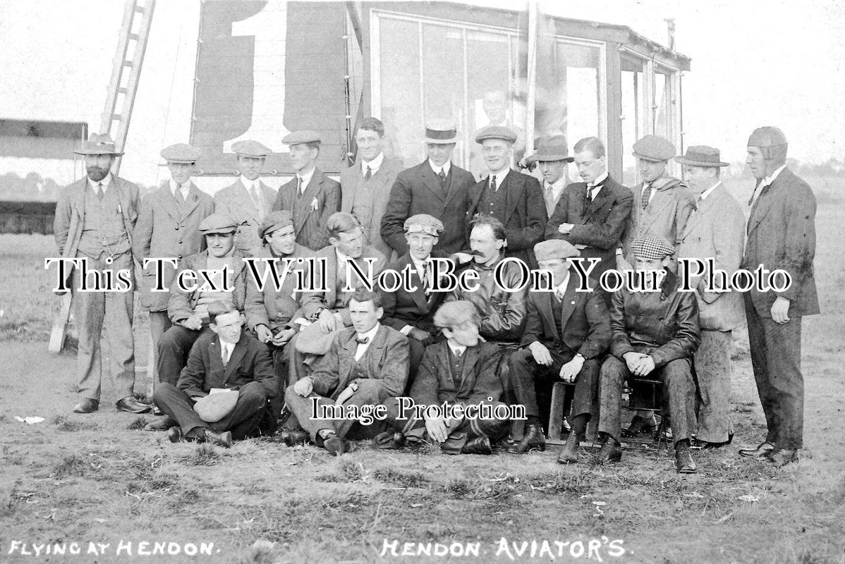 SP 478 - Aviators Flying At Hendon Aerodrome