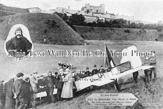 SP 485 - Aviator Bleriot Flies From Calais To Dover, Landing Spot