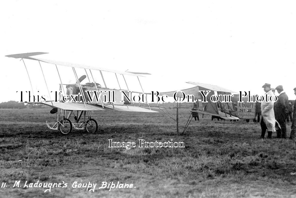 SP 537 - M Ladougnes Gouby Biplane, Doncaster, Yorkshire