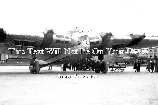 SP 540 - Lufthansa Quadruple Engine Monoplane Aeroplane