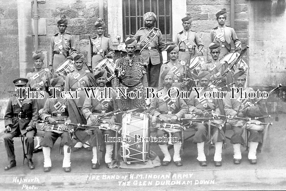 SP 597 - Indian Army Band, Glen Durdham Down, Bristol