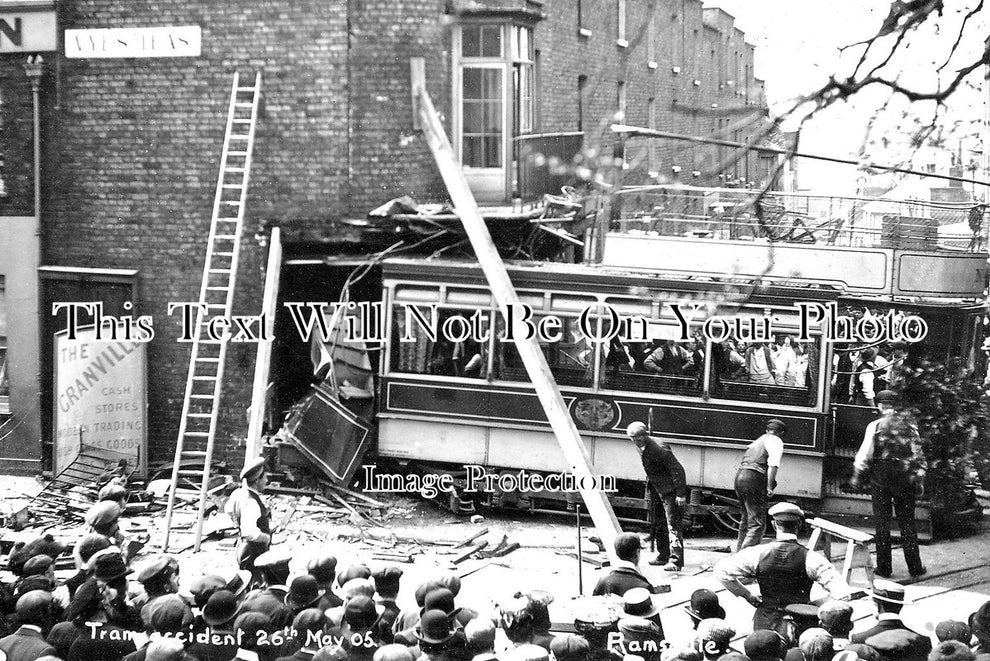 SP 615 - Tram Accident, Ramsgate, Kent 1905 – JB Archive