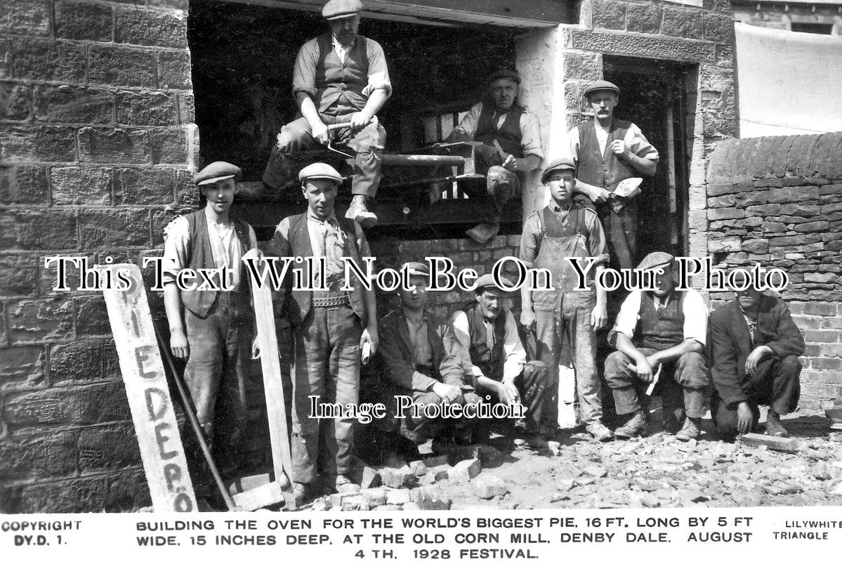 SP 714 - Worlds Biggest Pie, Denby Sale, Yorkshire 1928