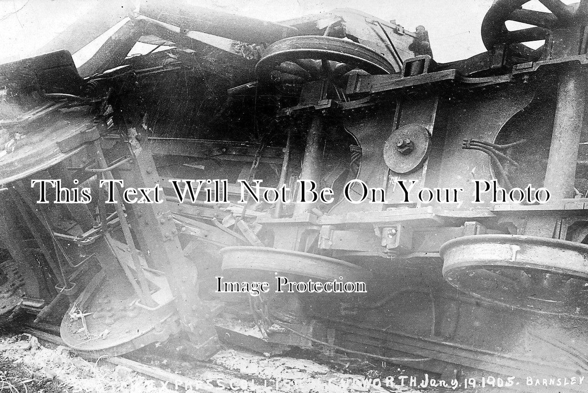 SP 732 - Barnsley Rail Smash, Yorkshire 1905