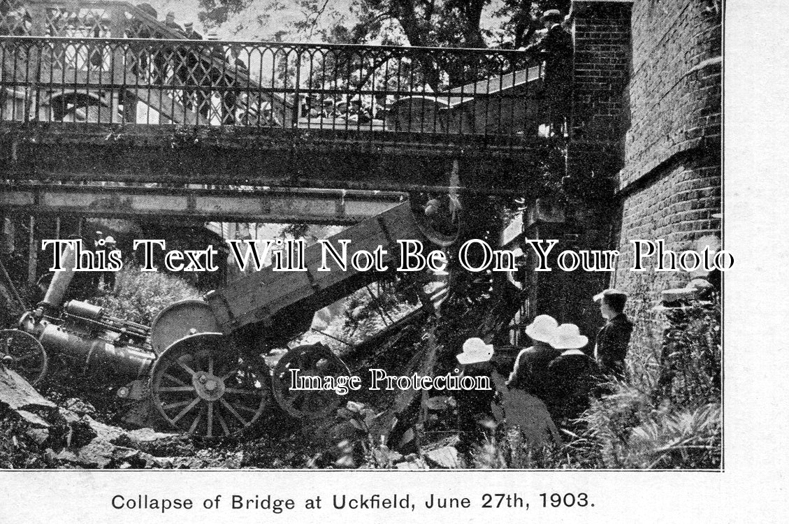 SP 75 - Collapse Of Bridge At Uckfield, Sussex 1903