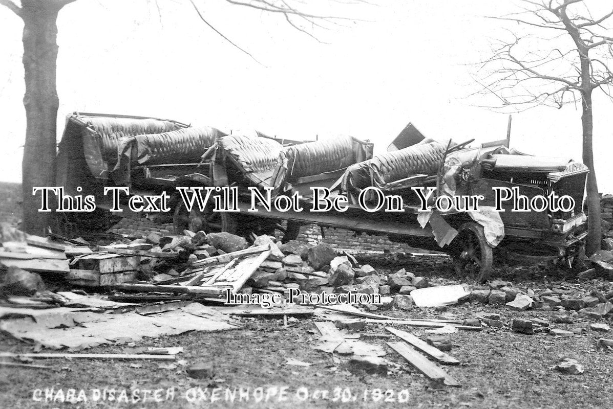 SP 754 - Charabanc Disaster At Oxenhope, Yorkshire 1920