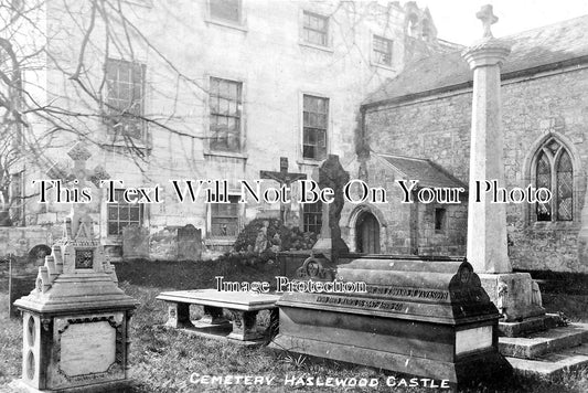 SP 760 - Cemetery, Haslewood Castle, Yorkshire