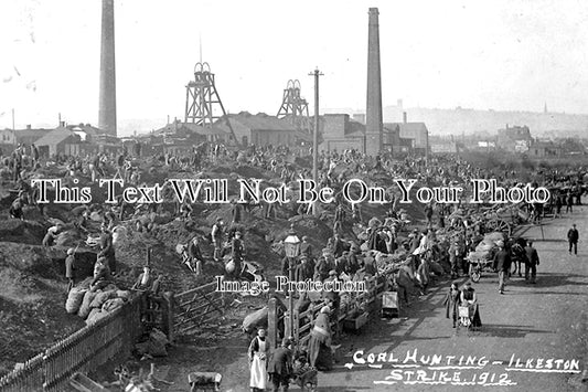 SP 770 - Coal Hunting, Ilkeston Coal Strike, Derbyshire 1912